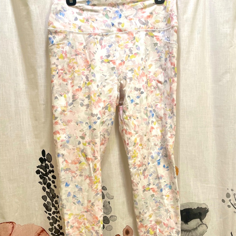 Like new RBX multicolored yoga leggings size L.